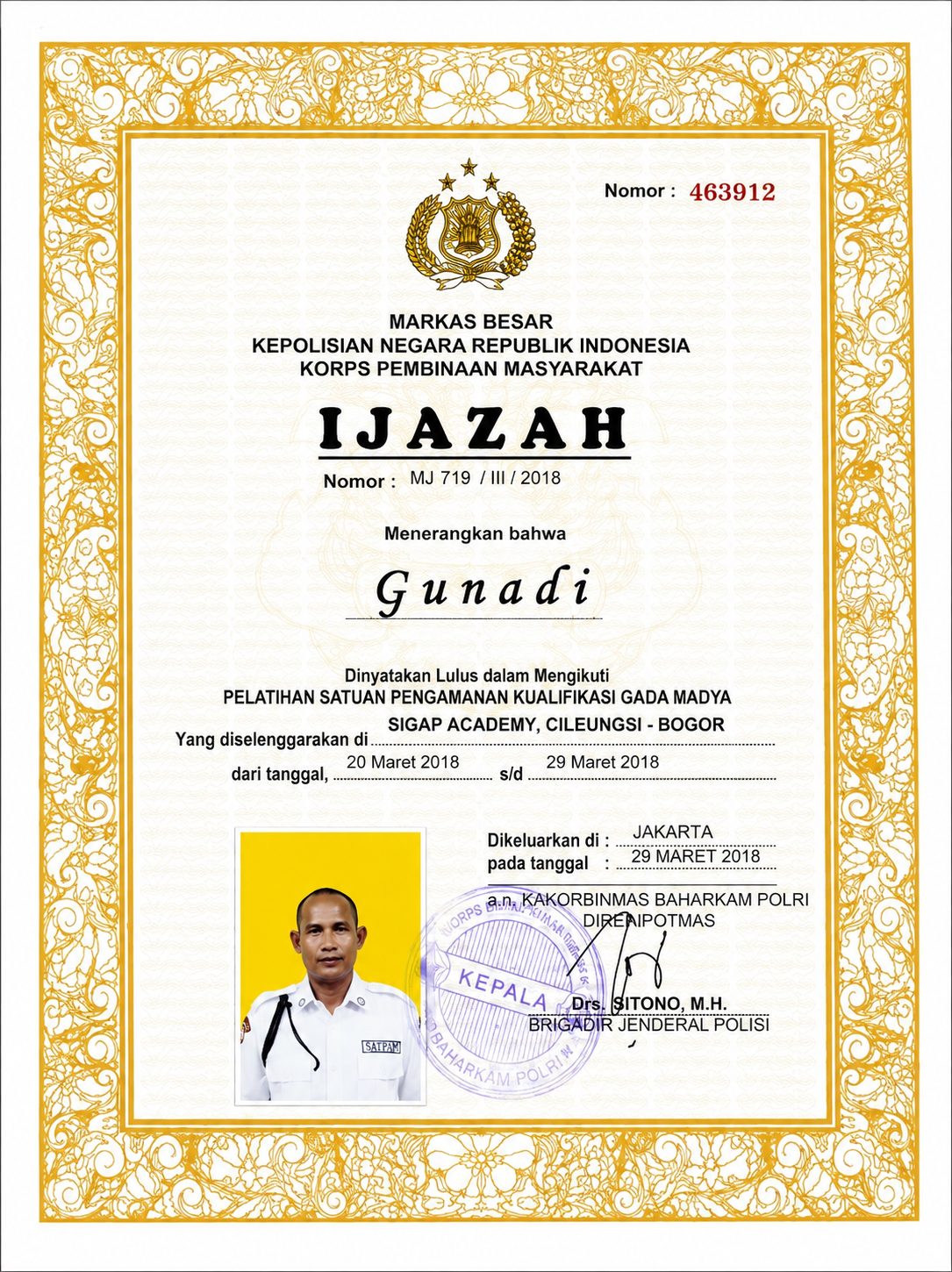 KUALIFIKASI GADA MADYA